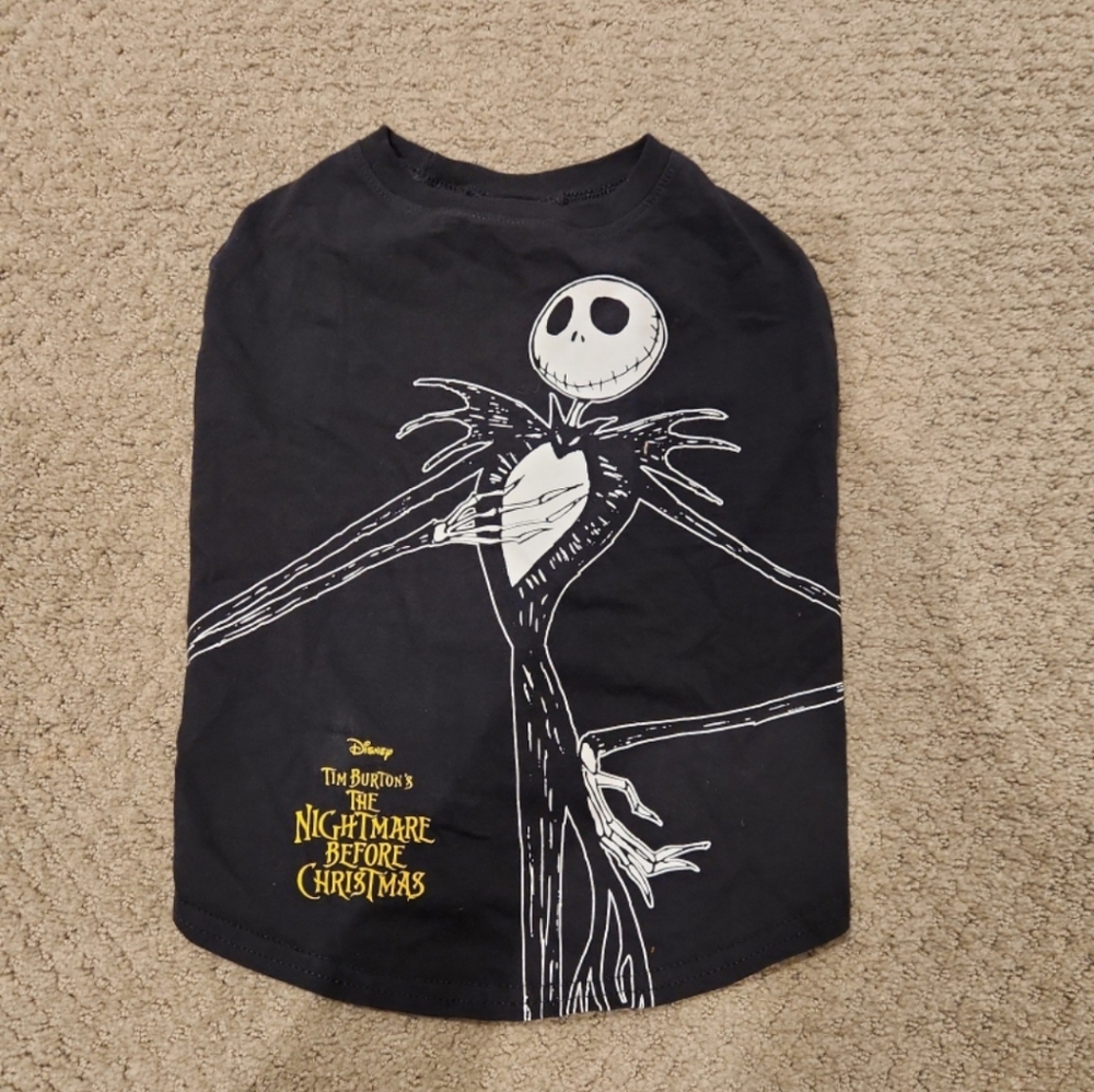 NEW Nightmare Before Christmas DOG SHIRT.
